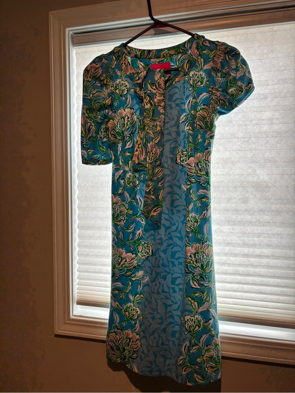 Lilly Pulitzer Women's Blue Floral Dress